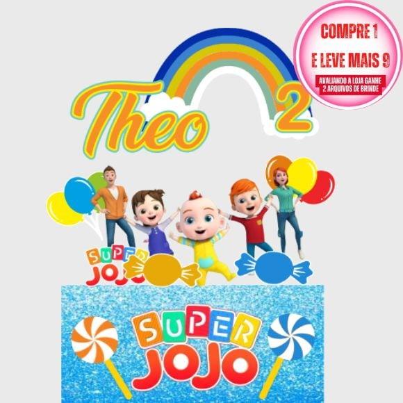 Arquivo de corte Topo de Bolo Super Jojo STUDIO #2725