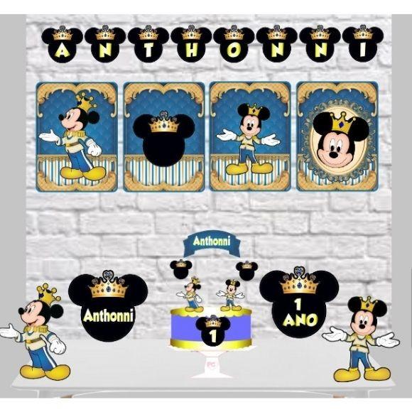 Arquivo de corte Mickey Realeza STUDIO COD.: 2651