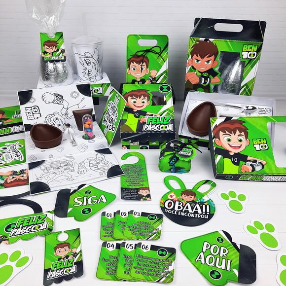 Arquivo de corte Pascoa Ben 10 STUDIO e PDF COD:2501