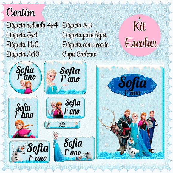 Arquivo de corte Volta ás Aulas Frozen #2464