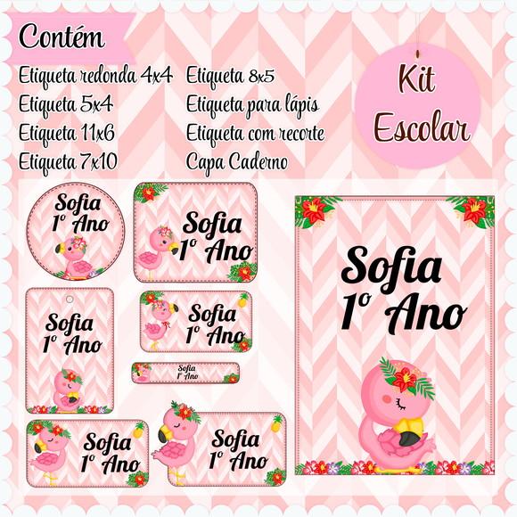 Arquivo de corte Volta ás Aulas Flamingo #2463
