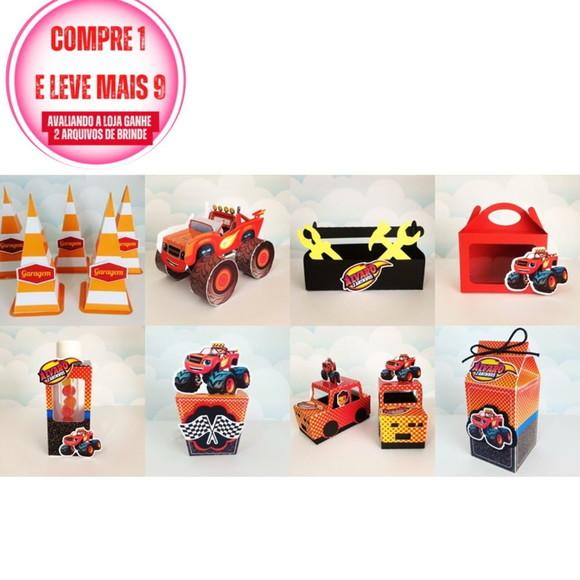 Arquivo de corte Blaze And Monster Machine STUDIO, PDF #2384