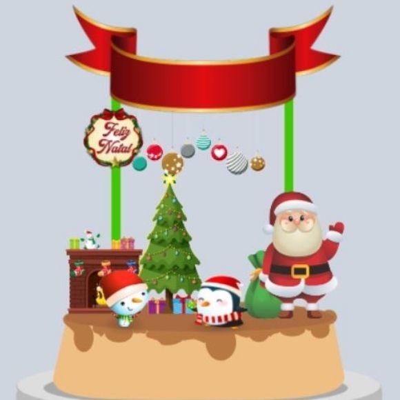 Arquivo de corte Topo de Bolo Natal STUDIO- COD.:2368