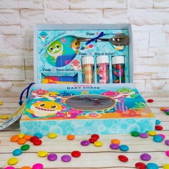 Arquivo de corte Mini Confeiteiro Baby Shark COD.:1574
