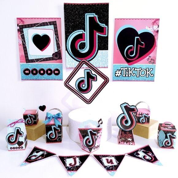 Arquivo de corte Tik Tok STUDIO, PDF e PNG- COD.: 1448