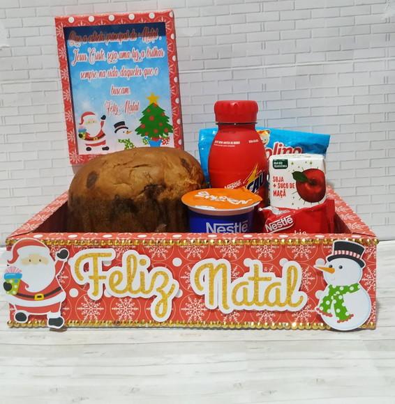 Arquivo de corte Cesta de Natal STUDIO, PDF E PNG COD:.1411