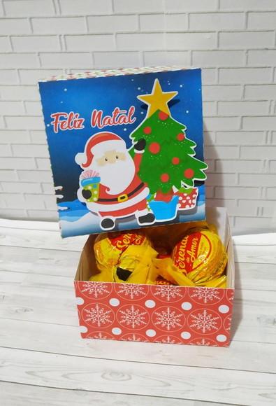 Arquivo de corte Caixa 4 Doces Natal ST, PDF, PNG COD:.1413