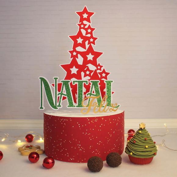 Arquivo de corte Topo de Bolo Natal STUDIO- COD.:1419