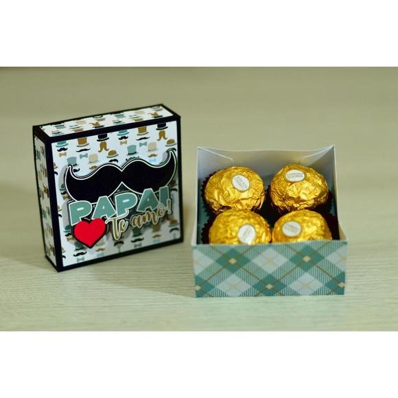 Arquivo de corte Caixa 4 Doces Dia dos Pais COD:. 880