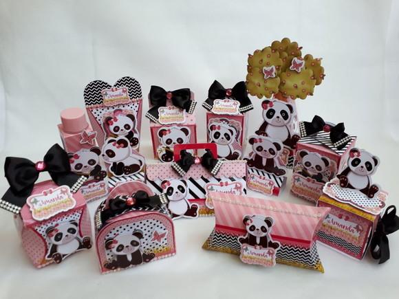 Arquivo de corte Panda Rosa - COD.: 821