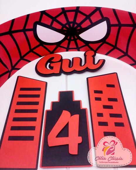 Arquivo de corte Topo de Bolo Homem Aranha - COD.: 705