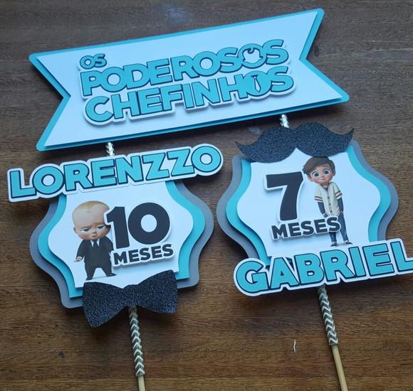 Arquivo de corte Topo de Bolo Poderoso Chefinho COD:. 657
