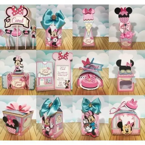 Arquivo de Corte Minnie Confeiteira Studio, pdf e Png #1202