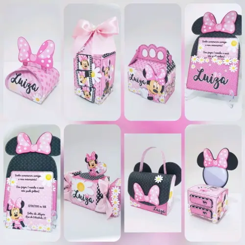 Arquivo de corte Minnie Rosa - COD.:397