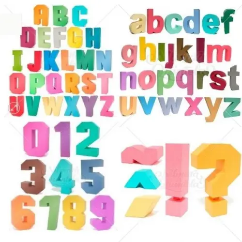 Arquivo de corte Letras e Numeros 3D STUDIO #2270