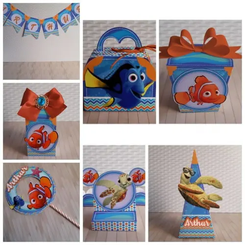 Arquivo de Corte Procurando o Nemo Studio,pdf e Png #2116