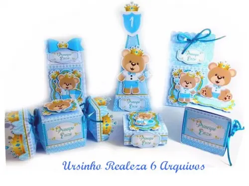 Arquivo Digital Ursinho Realeza Studio- Cod.: 301