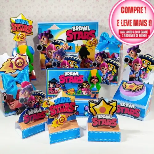 Arquivo Corte Brawl Stars Studio, pdf e Png #2886