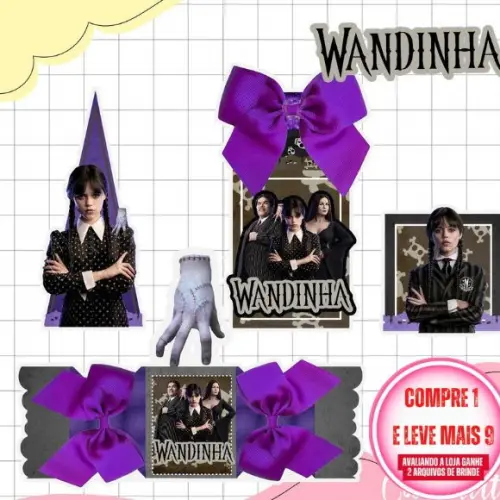 Arquivo de Corte Wandinha Studio, pdf #2789