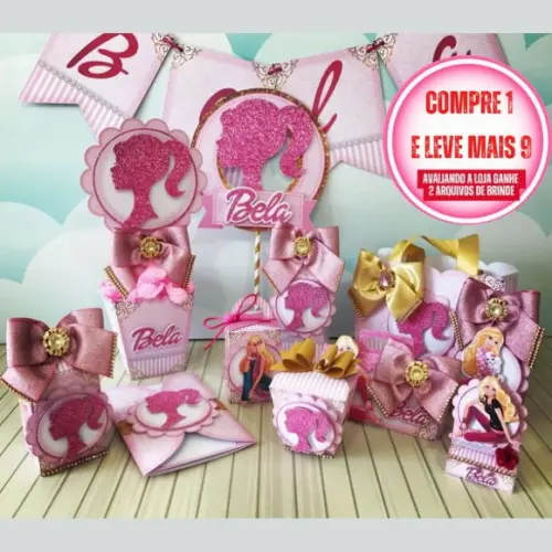 Arquivo de Corte Barbie Studio, pdf e Png Cod:1912