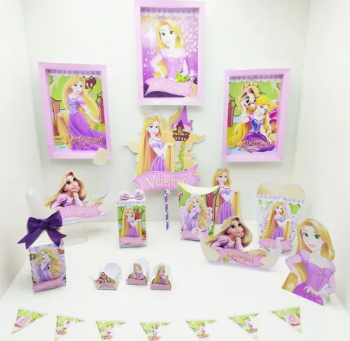 Arquivo de Corte Rapunzel Studio, pdf e Png- Cod.: 1467