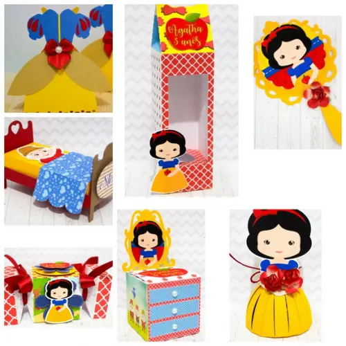 Arquivo digital de corte Branca de Neve STUDIO #044
