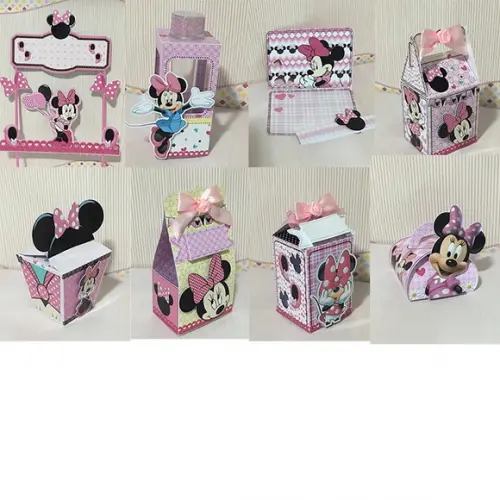 Arquivo de corte Minnie Rosa STUDIO E PDF COD.:2213