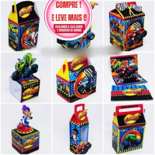 Arquivo de corte Blaze And Monster Machine STUDIO #2386