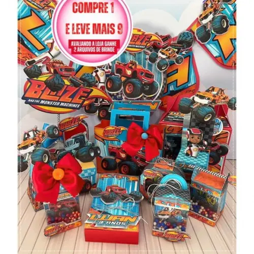 #2955 Blaze And Monster Machine Studio, pdf e Png