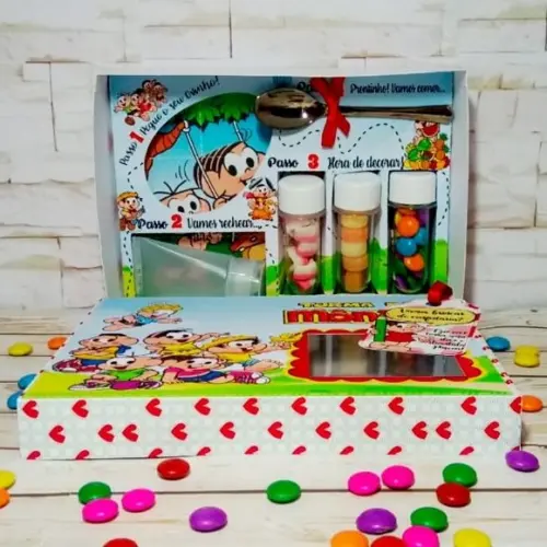 Arquivo de corte Mini Confeiteiro Turma da Monica COD.:1582