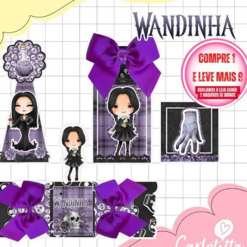 Arquivo de Corte Wandinha Studio, pdf #2787