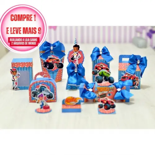 Arquivo de corte Blaze And Monster Machine STUDIO #2388