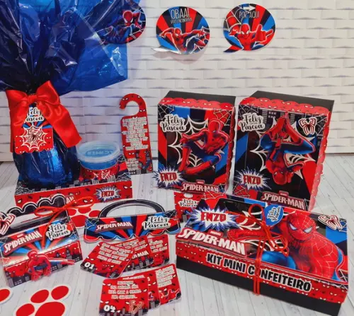 Arquivo de corte Pascoa Homem Aranha STUDIO e PDF COD.1677