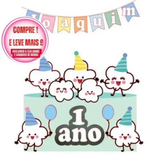 #2927 Arquivo de Corte Topo de Bolo Pipoca Studio