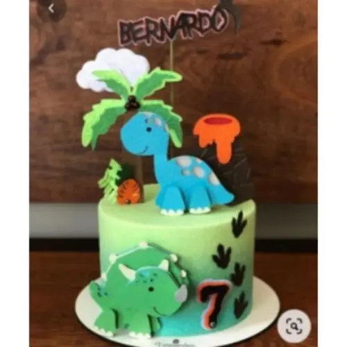 Arquivo de corte Topo de Bolo Dinossauro CAMADA STUDIO #2033