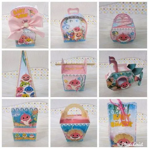 Arquivo de corte Baby Shark Rosa - COD.: 391
