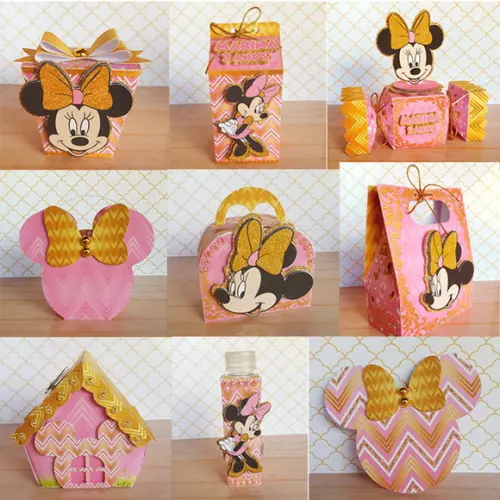 Arquivo de corte Minnie Rosa STUDIO E PDF COD.:2211