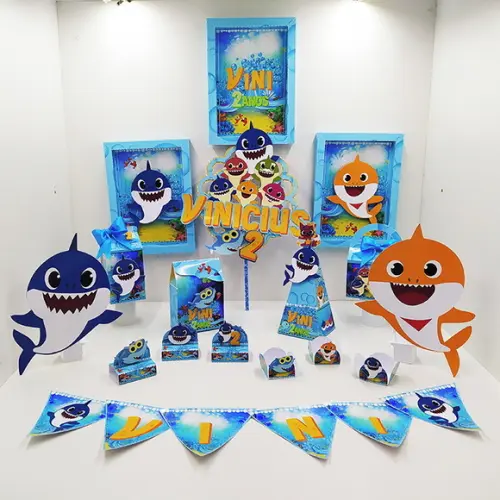 Arquivo de corte Baby Shark STUDIO, PDF e PNG - COD.:1494