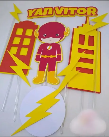Arquivo de corte Topo de Bolo Flash COD:. 697