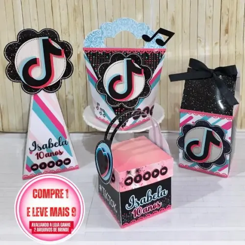 Arquivo de Corte Tik Tok Studio e pdf - Cod.:2928