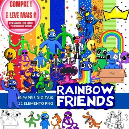 Kit Digital Rainbow Friendes Png #2883