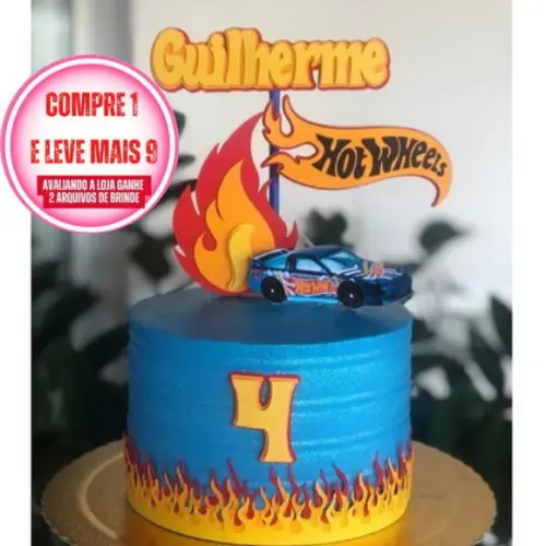 Arquivo de Corte Topo de Bolo Hotwells Studio #2853