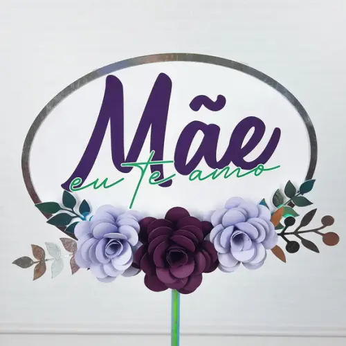 Arquivo Corte Topo de Bolo Dia das Mães STUDIO, PDF #2680