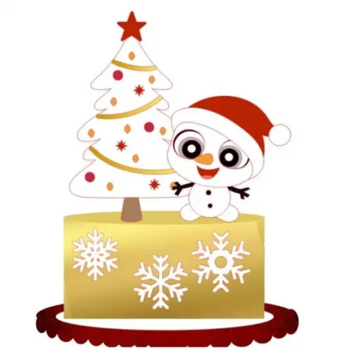 Arquivo de corte Topo de Bolo Natal CAMADAS STUDIO COD.:2379