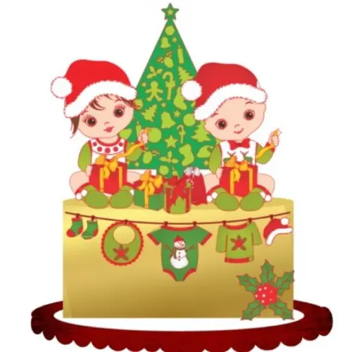 Arquivo de corte Topo de Bolo Natal CAMADAS STUDIO COD.:2376