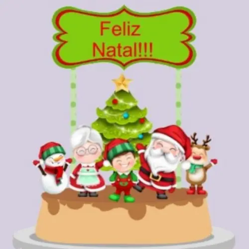 Arquivo de corte Topo de Bolo Natal STUDIO- COD.:2367