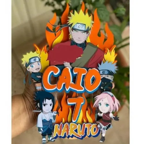 Arquivo de corte Topo de bolo Naruto STUDIO COD.:2177