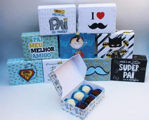 Arquivo de corte Caixa 6 Doces Dia dos Pais STUDIO,PDF #2103