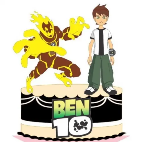 Arquivo de corte Topo de Bolo Ben 10 CAMADAS STUDIO #2048