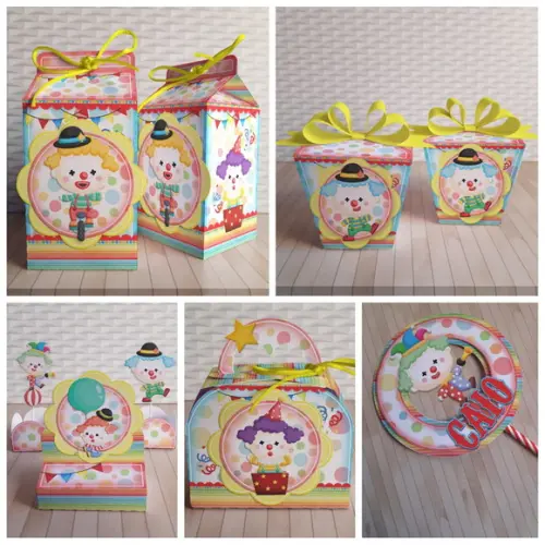 Arquivo de corte Palhaços STUDIO, PDF E PNG COD.:1992